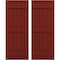 Ekena Millwork Americraft 6-Board, 3 Batten Exterior Real Wood Joined Board-n-Batten Shutters, ARW401BB621X46MRH, PR ARW401BB621X46MRH - alternate 1